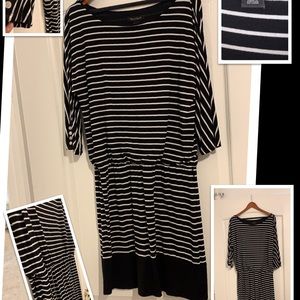 White House Black Market M Blouson Dress